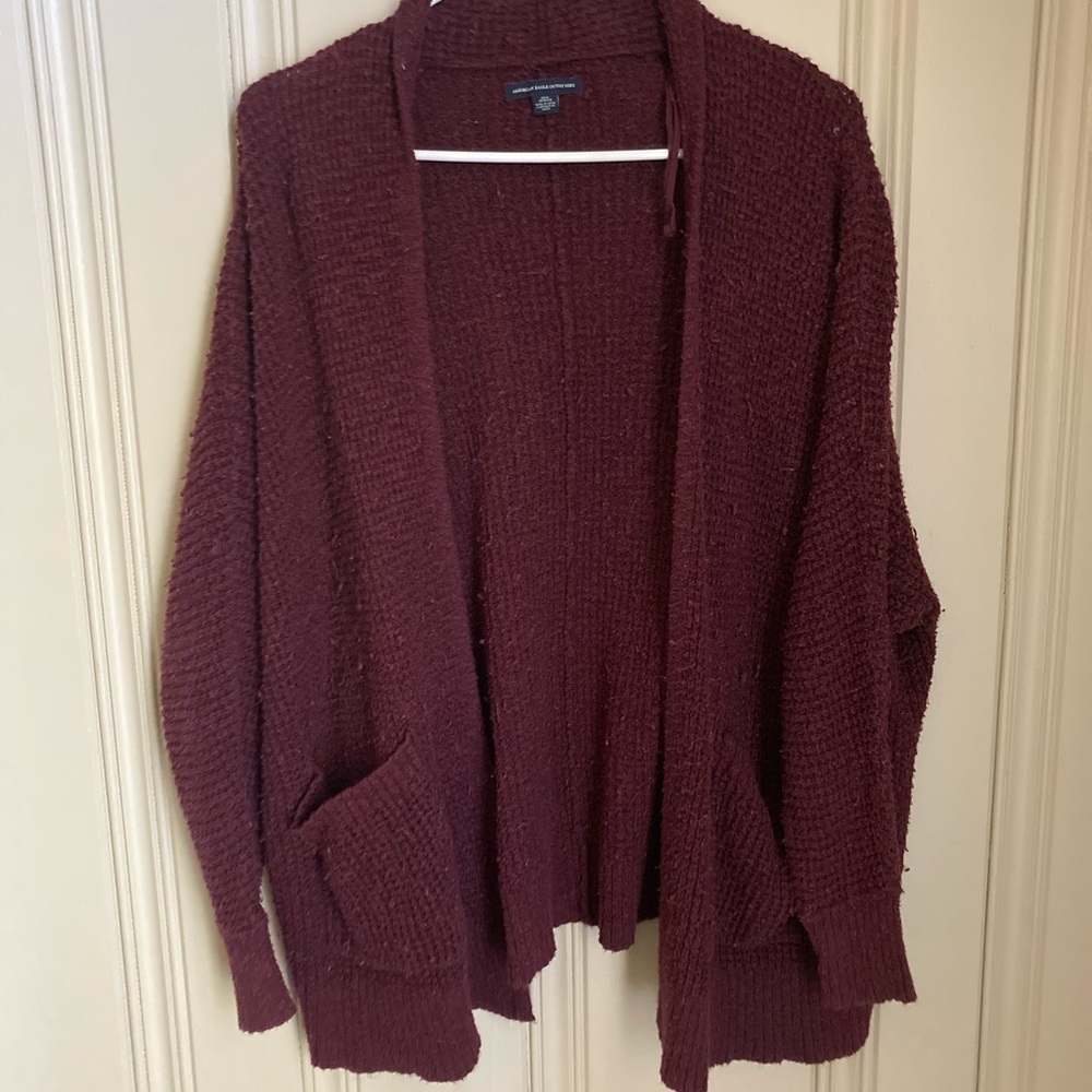 Maroon Cardigan